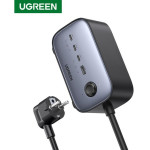 Ugreen Charger Gan Iii CD268 100W PDx3 & QC3.0x1 & ACx2 60167 - (CD270/60167)