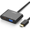Ugreen Hdmi To VGA/Hdmi Converter w Audio CM101 40744 - (CM101/40744)