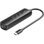 Ugreen Hub Type-C With Ethernet Adapter CM530 Black 50627 - (CM530/50627)