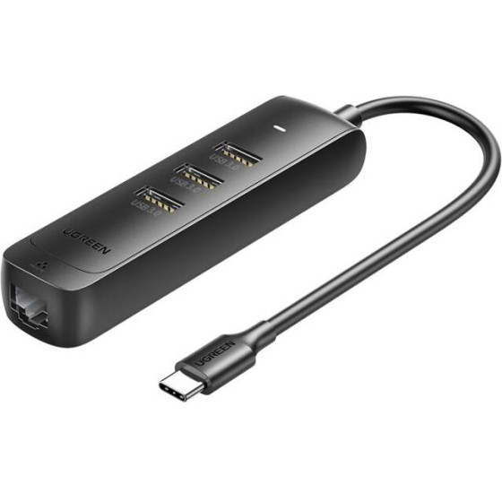 Ugreen Hub Type-C With Ethernet Adapter CM530 Black 50627 - (CM530/50627)