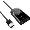 Ugreen Soundcard Usb 2.0 CM129 Black 40964 - (CM129/40964)