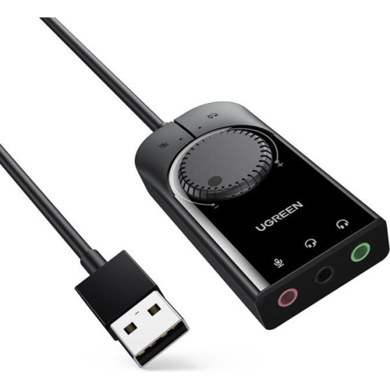 Ugreen Soundcard Usb 2.0 CM129 Black 40964 - (CM129/40964)