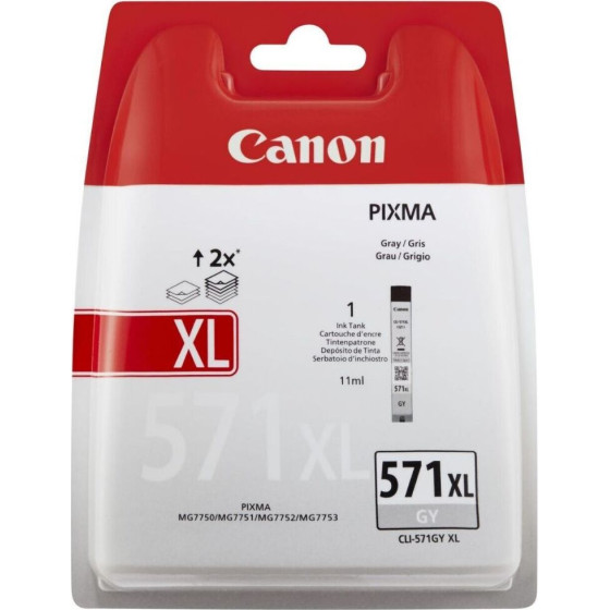 Canon ������ Inkjet CLI-571GY Xl Grey - (0335C004)