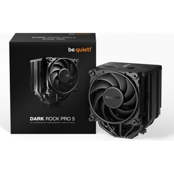Bequiet Air Cpu Cooler Dark Rock Pro 5 270W TDP, Intel 1700/1200/1150/1151/1155, Amd AM4/AM5, 3YW. - (BK036)