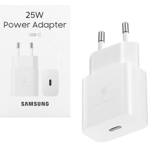 Samsung Travel Gan Pd 3.0 Type C 5V 3A/9V 2.77A 25W White Packing Or - (EP-T2510NWEGEU)