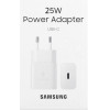 Samsung Travel Gan Pd 3.0 Type C 5V 3A/9V 2.77A 25W White Packing Or - (EP-T2510NWEGEU)