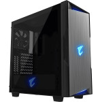 Gigabyte Case Aorus AC300G Tempered Glass Middle Atx Black Usb 3.0 - (GB-AC300G)