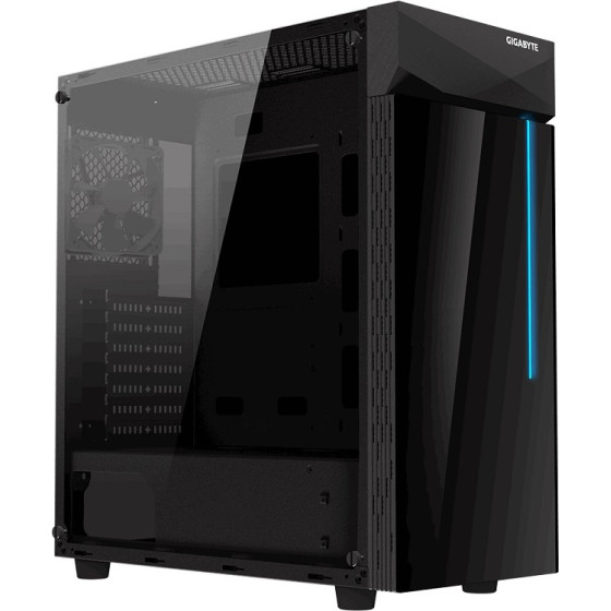 Gigabyte Case C200W Glass Middle Atx Black Usb 3.0 - (GB-C200G)