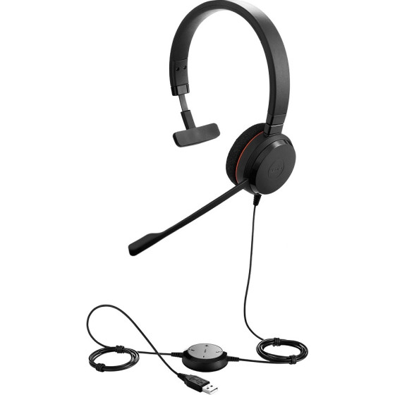 Jabra Headset Evolve 20 Ms Mono Se - (4993-823-309)