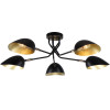 Homelighting KQ 2759/5 ELIA BLACK AND ANTIQUE BRASS CEILING LAMP �3 - (77-8103)