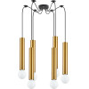 Homelighting SE21-GM-5-BL6 ADEPT TUBE GOLD MATT Gold Matt Pendant+ - (77-8679)