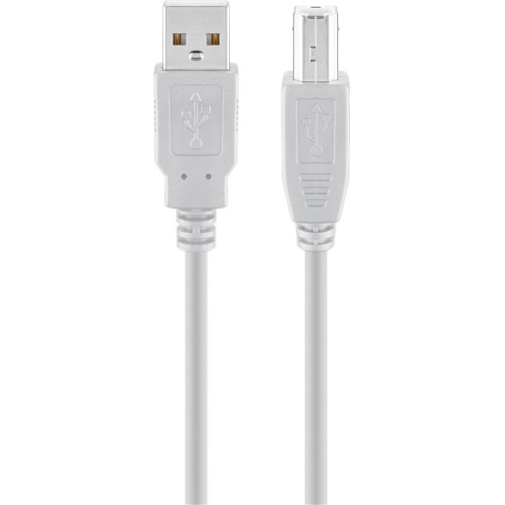 Goobay ������� Usb �� Usb Type B 3m, 480Mbps, ���� - (68713)