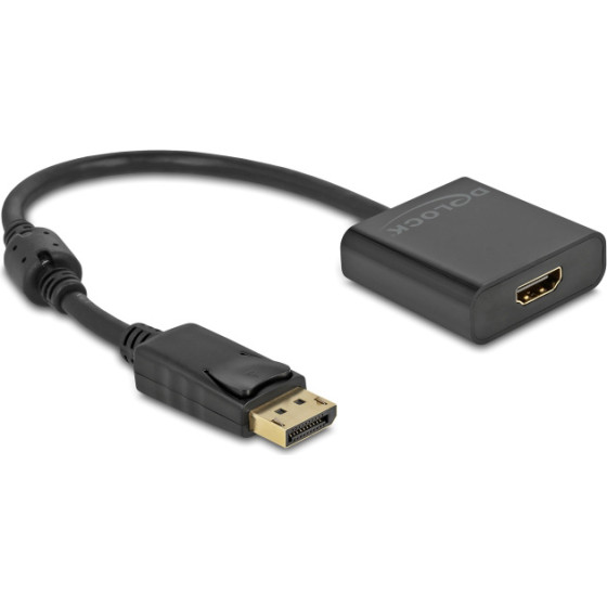 DeLock ���������� Displayport �� Hdmi 4K/30Hz, active, ������ - (63585)