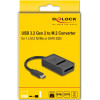 DeLock ���������� USB-C �� M.2 Nvme PCIe/Sata Ssd 10GBps - (64198)