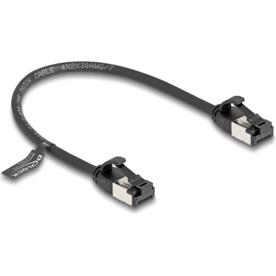 DeLock ������� ������� Cat 8.1 U/FTP, 40Gbps, 0.25m, ����� - (80181)
