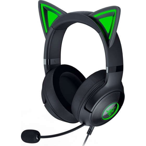 Razer Kraken Kitty V2 - Black - Rgb - Usb 7.1 Gaming Headset - Kitty Ears - Pc / PS5 / Switch - (RZ04-04730100-R3M1)