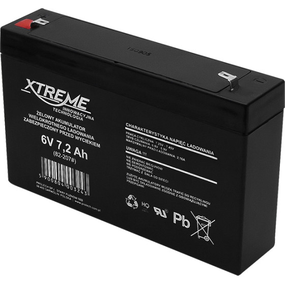 Xtreme �������� �������� Gel 6V 7,2Ah - (DM-82-207)