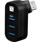 Techly IUSB3-HUB3-Rotb - 1800 �������������� Hub 3USb 3.0