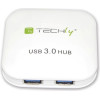 Techly IUSB3-HUB4-Wh - 4-Port Hub Usb 3.0 �����