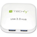Techly IUSB3-HUB4-Wh - 4-Port Hub Usb 3.0 �����