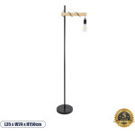GloboStar Mindelo �������� ���������� ��������� �������� 1 x E27 AC220-240V IP20 - �35 x �24 x �150cm - ����� ��������� ���� �� ���� ������ ���� - 5 ������ ������� - (02033)