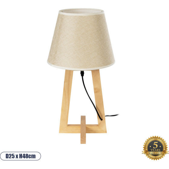 GloboStar Takiko �������� ����������� ��������� �������� 1 x E27 AC220-240V IP20 - �25 x �48cm - ���� ������ ���� & ���� ������ ������ - 5 ������ ������� - (02042)