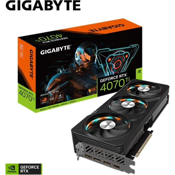 GIGABYTE VGA GV-N407TGAMING OCV2-12GD, 12GB, GDDR6X - (407TGAMING OCV2-12GD)