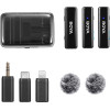 Mobile Wireless Mic for Android (USB-C) iPhone IOS and 3,5 TRS (laptop) 2 person vlog - (BOYALINK)