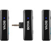 Mobile Wireless Mic for Android (USB-C) iPhone IOS and 3,5 TRS (laptop) 2 person vlog - (BOYALINK)