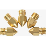Creality 0,4mm Brass Nozzle Kit (x5 pcs) Of 6x13mm International Brass Nozzles - (4004020010)