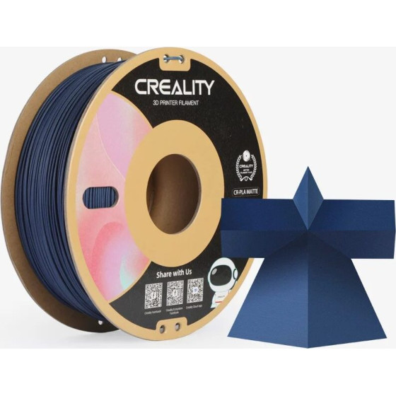 Creality CR-Pla Matte Navy Blue, 3D Printer Filament 1 Kg Spool,1.75mm - (3301010298)