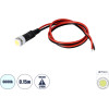 GloboStar SMD-Led ������ ������ Smd Led 0.15W Dc 12V - �0.7 x �2.3cm - ����� ����� 6000K - Dimmable - 2 ������ ������� - (81482)