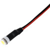 GloboStar SMD-Led ������ ������ Smd Led 0.15W Dc 12V - �0.7 x �2.3cm - ����� ����� 6000K - Dimmable - 2 ������ ������� - (81482)