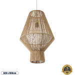 GloboStar Cayman Boho �������� ��������� ������ �������� 1 x E27 AC220-240V IP20 - �40 x �60cm - ���� ����� ������ ������ ������ - 5 ������ ������� - (01853)