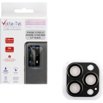 Volte-Tel Camera Glass Cover Iphone 15 Pro 6.1''/Iphone 15 Pro Max 6.7'' 9H 0.30MM 3D Ar ALUMINIUM-Electroplating Frame BLACK