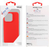 Volte-Tel ���� Iphone 15 Pro Max 6.7'' Silicon Tpu Camera Guard RED
