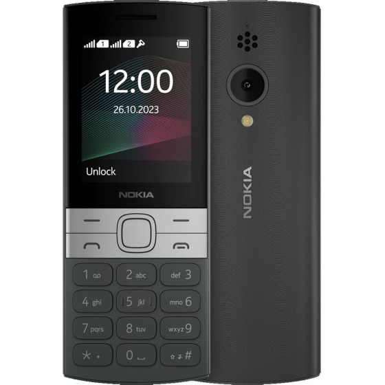 Nokia ������ �� ������� 150 (2023) 2.4'' Dual Sim 2G 4MB/4MB (TA-1582) Black GR