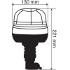 Lampa ����� RL-9 12V/24V 3 ������� 45LEd ������� ��������� ��������� 221x130mm - (72993)