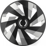 AMiO ���� 14 Hubcap Vector Rc Silver Black ��� 4 ��� �� �����