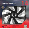 AMiO ���� 14 Hubcap Vector Rc Silver Black ��� 4 ��� �� �����
