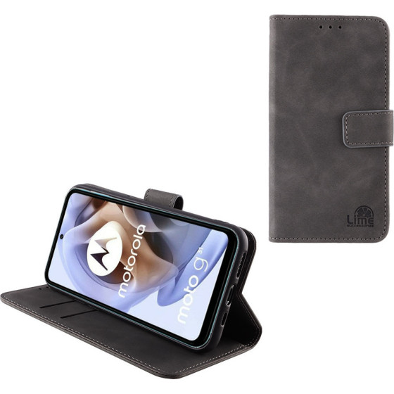 Lime Successories Lime ���� Motorola Moto G31 6.4'' Essential Magnet Book Stand Clip GREY