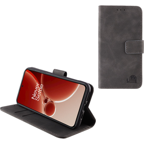 Lime Successories Lime ���� Oneplus Nord 3 5G 6.74'' Essential Magnet Book Stand Clip GREY