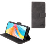 Lime Successories Lime ���� Oppo A78 5G 6.56'' Essential Magnet Book Stand Clip GREY
