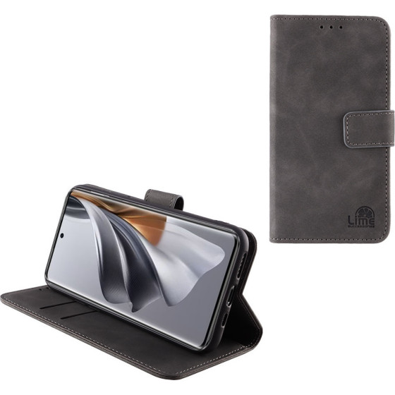 Lime Successories Lime ���� Oppo Reno 10 5G 6.7'' Essential Magnet Book Stand Clip GREY