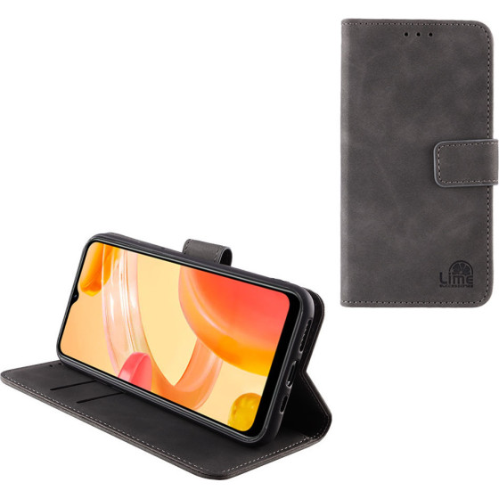 Lime Successories Lime ���� Realme C30/C30s 6.5'' Essential Magnet Book Stand Clip GREY