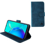 Lime Successories Lime ���� Vivo Y36 4G/5G 6.64'' Essential Magnet Book Stand Clip Dark BLUE