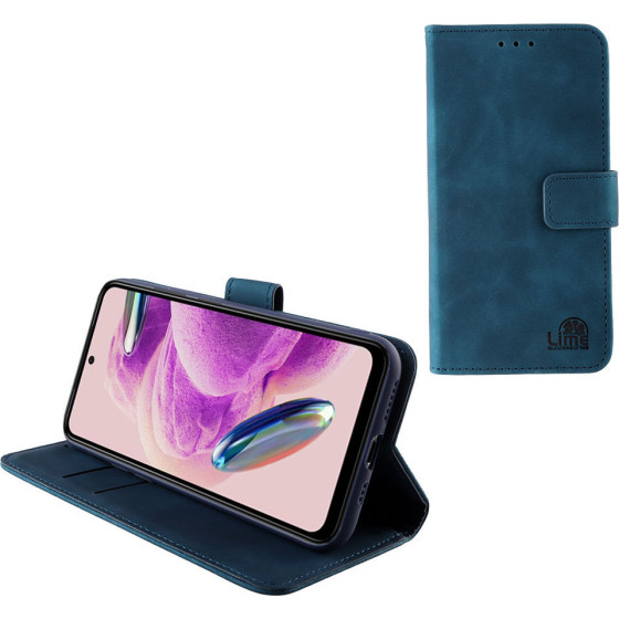 Lime Successories Lime ���� Xiaomi Redmi Note 12S 6.43'' Essential Magnet Book Stand Clip Dark BLUE