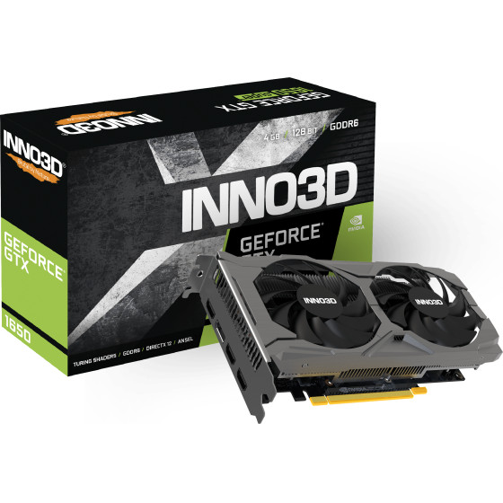 Inno 3D GeForce GTX 1650 4GB GDDR6 Twin X2 OC V3 - (N16502-04D6X-171330N)