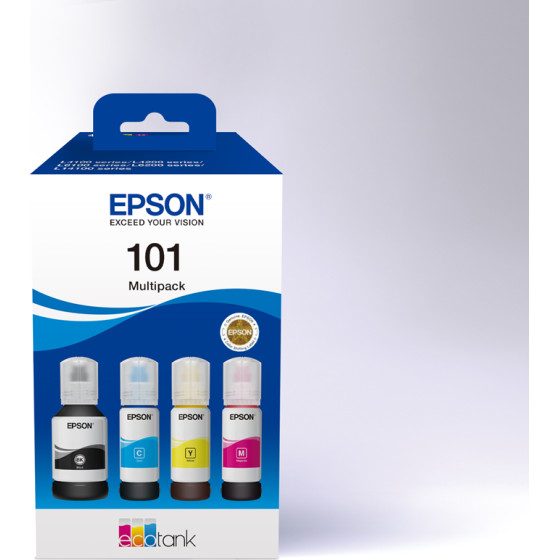 Epson 101 Ecotank 4-Colour Multip - (C13T03V64A)