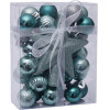 Artezan Christmas Ball 3cm Full Set Light Blue + Top 30pcs/Box - (ACB3-FS-LB-30)